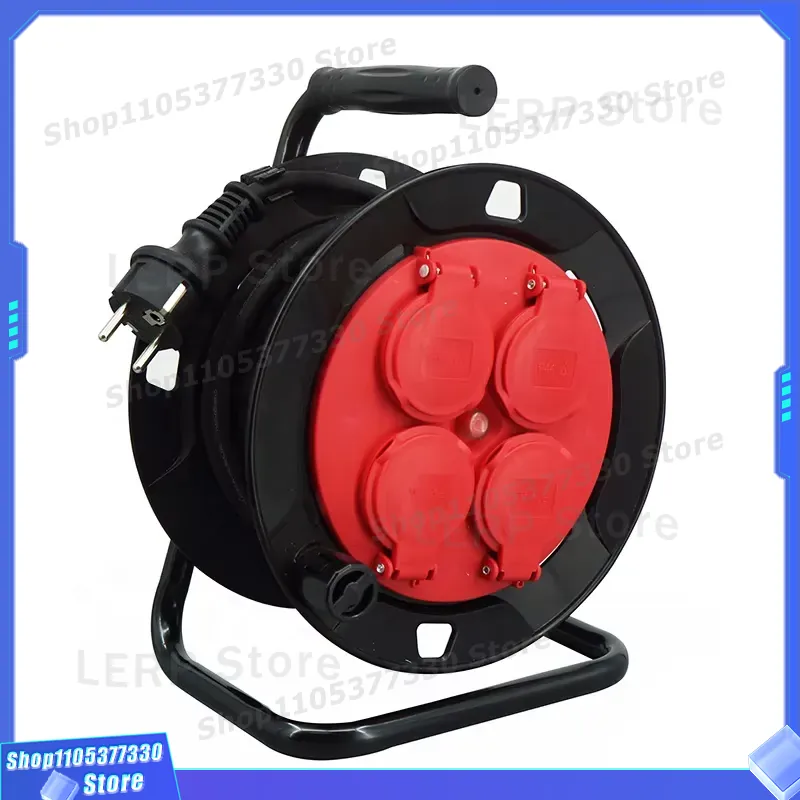 Outdoor Use Power Strip - Przedłużacz Schuko na szpuli 15 m,