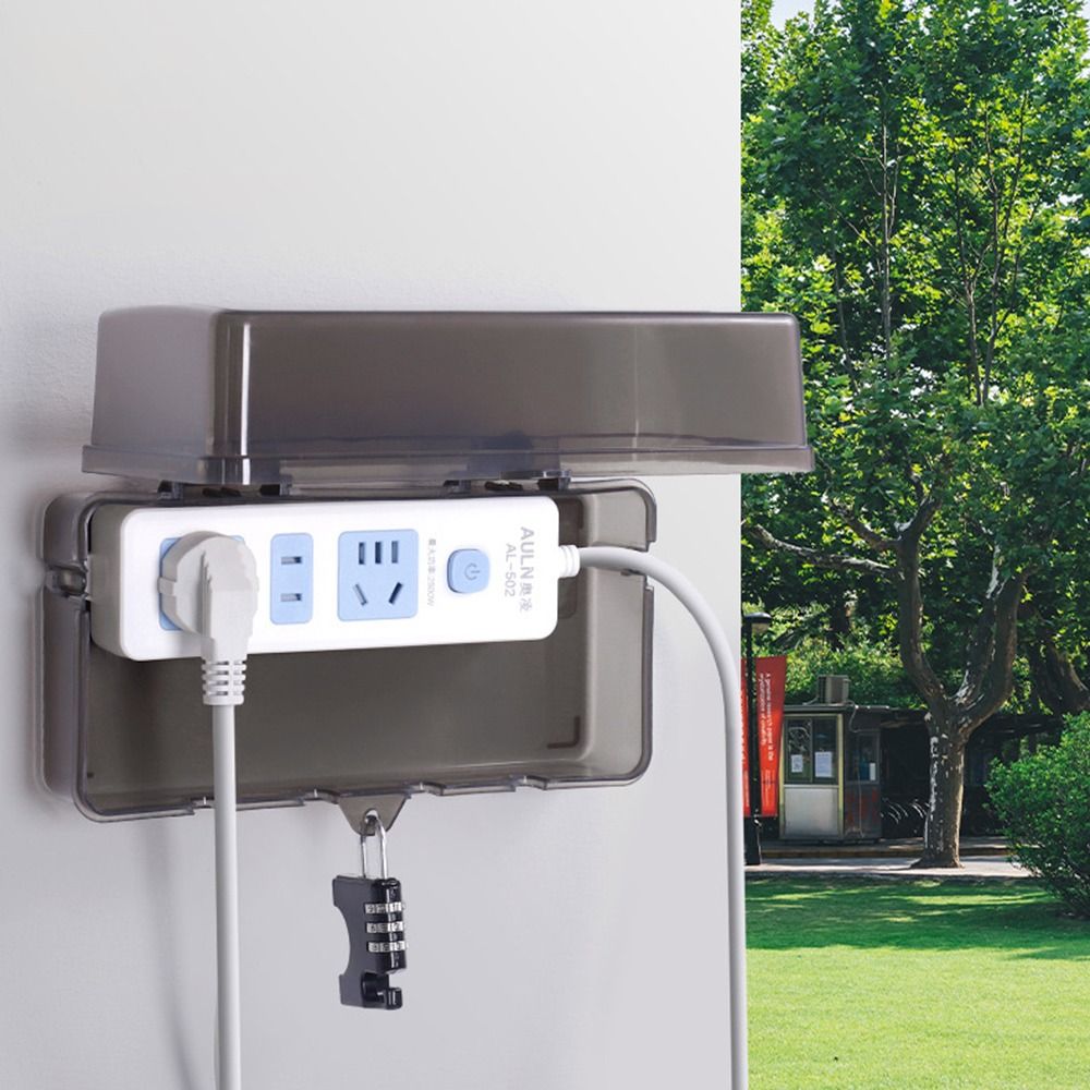 Przenośne, plastikowe pudełko  – Outdoor Power Strip Weatherproof recenzja i cena