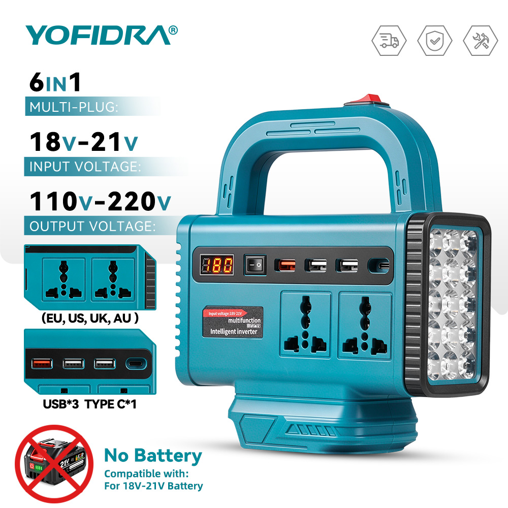 Przetwornica napięcia YOFIDRA  – Ac Outdoor Power recenzja i cena
