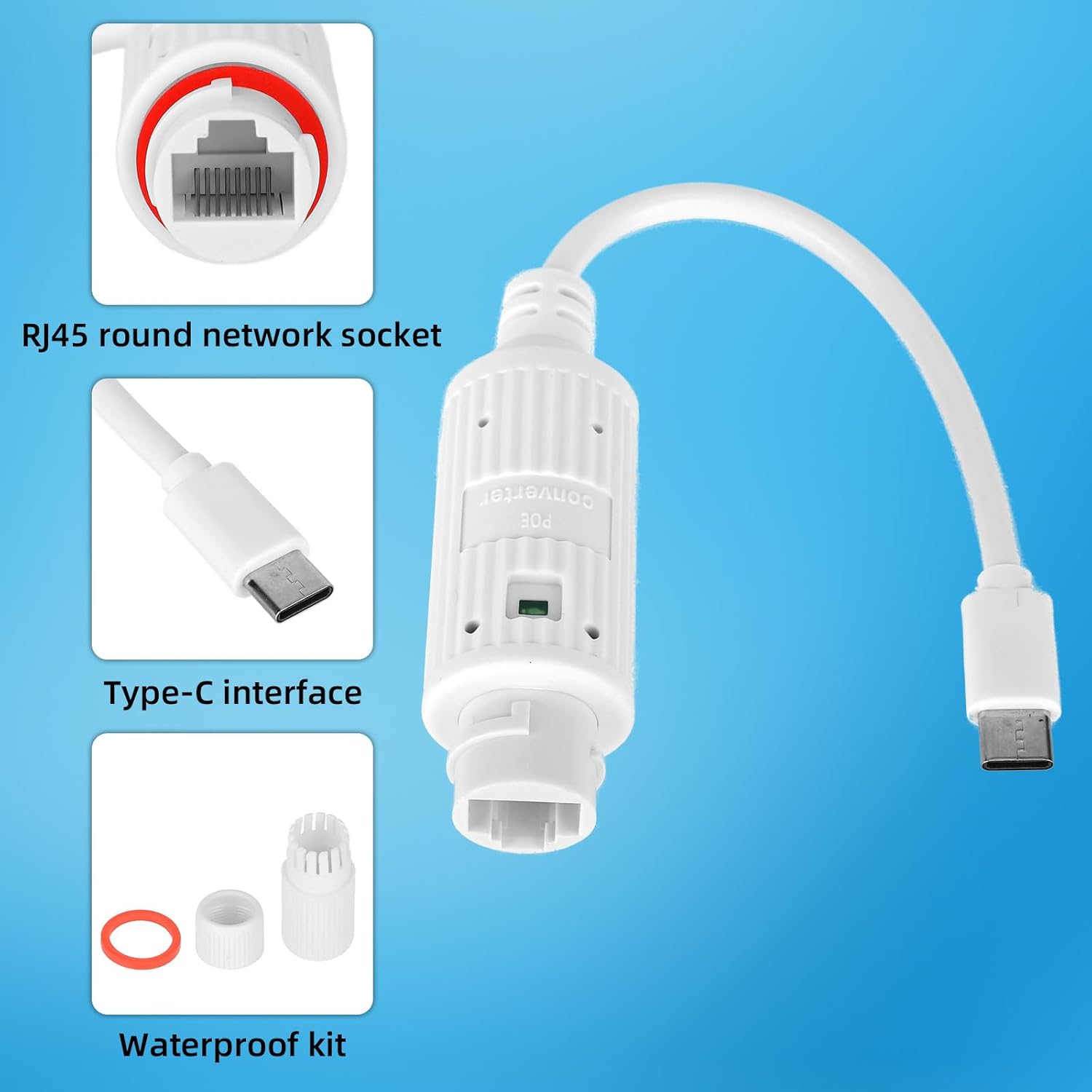 Konwerter zasilania POE na USB – Outdoor Power Adapter Usb C recenzja i cena