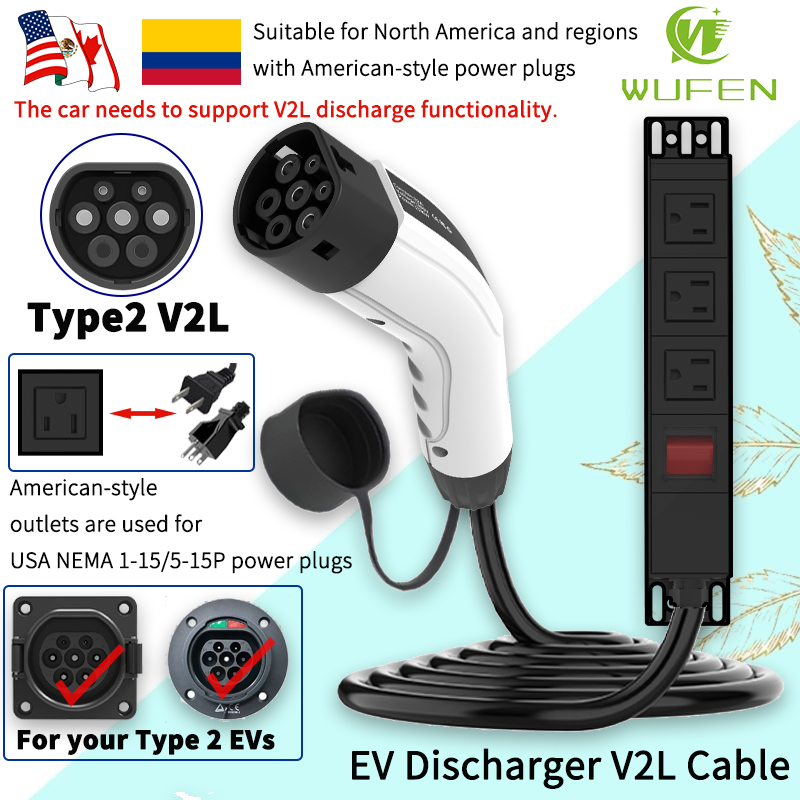 Kabel V2L WUFEN Przenośny Typ  – Ac Outdoor Power recenzja i cena